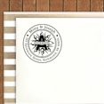 thumbnail image 1 of Printtoo Tampon en Caoutchouc Rond Personnalisé Initiale Monogramme, 1 of 6