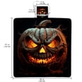 thumbnail image 2 of Halloween Canvas Outdoor Picnic Blanket Waterproof Portable Mat with Carry Strap, 2 of 6