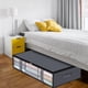 thumbnail image 4 of Organizadores para Colocar Bajo la Cama con Ventana y Asa Reforzada,Cremallera Resistente,Almacenaje Bajo la Cama de Tejido Transpirable,para Edredones,Mantas,Ropa de Cama (Gris 2), 4 of 7