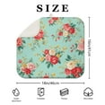 thumbnail image 4 of Pioneer Flower Floral Print Pattern Dish Drying Mat for Kitchen 1 Pack, Ultra Absorbent Microfiber Dishes Drainer Mats,16"x18", 4 of 6