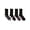 Black, variant on Hanes Absolute Comfort Women's Crew Socks, 4-Pairs