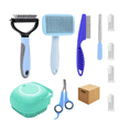 thumbnail image 1 of Kit 10 Pz De Aseo Macotas Belug, Azul Blanco, 1 of 4