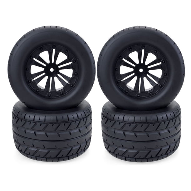 Actualizaciones de control remoto Camiones Camiones de goma Metal Metal Reemplazar los kits de los kits de los neumáticos para piezas de los kits para ZD Racing 4 PCS 44571 Inevent FN009862-00
