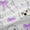 Purple White Black, variant on jejeloiu Funny Halloween Ghost Black Out Curtains,Cartoon Bowtie Bow Curtains Pack of 2 (42x63 Each),Pink White Bedroom Curtains For Girl,Microfiber Room Decor