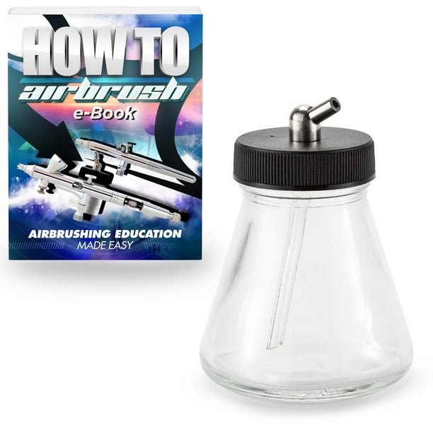 PointZero Airbrush Airbrush Paint Bottle / Color Jar 80cc Glass