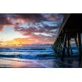 thumbnail image 2 of Hausenflock, Alan 14x11 White Modern Wood Framed Museum Art Print Titled - Mercers Pier I, 2 of 4