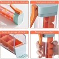 thumbnail image 5 of 2pcs Ice Trays, Portable Handheld Ice Cube Tray, One-handed Deicing Of Ice Lattices, Ideal For Cold Drinks, Home Use, 5 of 5