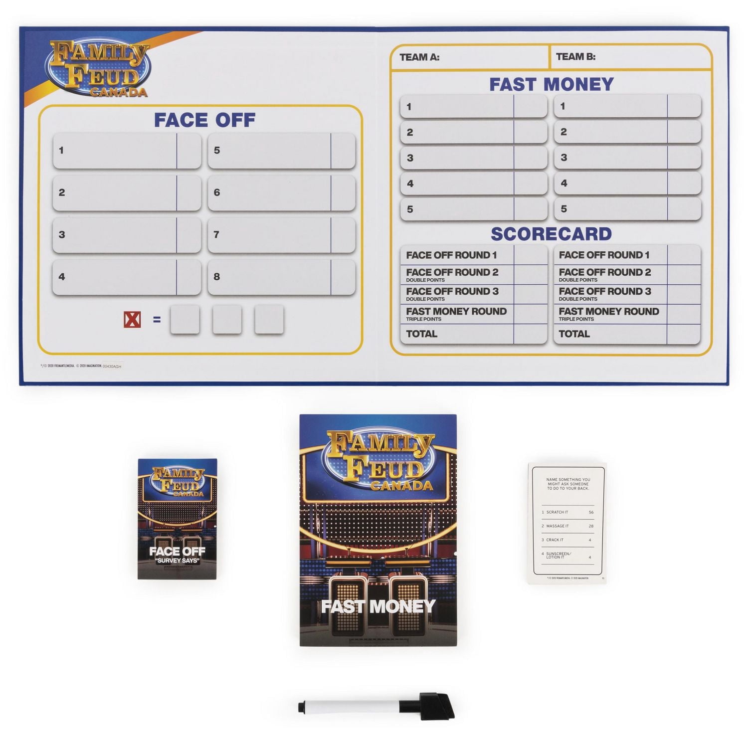 Family Feud Canada Edition Party Quiz Board Game