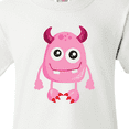 thumbnail image 4 of Inktastic Cute Monster, Smiling Monster, Pink Monster, Horns Youth T-Shirt, 4 of 5