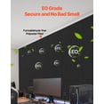 thumbnail image 4 of VEVOR 5 Pack Acoustic Panels with Self Adhesive, 47.2 x 23.6 x 0.4 inch Sound Proof Foam Panels, Polyester Fiber Soundproof Wall Panels High Density, for Home, Studio, Office, Theater, Black, 4 of 9