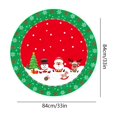 thumbnail image 3 of XWSHYW Productos para Mascotas Gatos Falda de Árbol de Navidad, Suministros de Decoración Navideña, Delantal de Decoración de Árbol de Navidad con Parte Inferior de Árbol Sin Tejido, 3 of 6