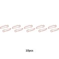 thumbnail image 3 of 10 Pcs Pin Multiple Hanging Ring Silver Fibula Jewelry Accessory Tool Brooch Plated Holes Findings Clothes Coat Small Decoration Rose Gold, 3 of 7