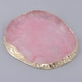 thumbnail image 5 of EHJRE Gold Edge Imitation Agate Palette Display Pad Coaster Cup Mat Ornament Pink, 5 of 9