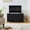 Black, variant on Atilioo Fabric Dresser with 5 Drawers, Clothes Storage Organizer Unit, Chest of Drawers for Bedroom Living Room, Pink