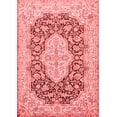 thumbnail image 1 of Ahgly Company Indoor Rectangle Medallion Red Traditional Area Rugs, 6' x 9', 1 of 4