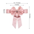 thumbnail image 4 of Efavormart 5 Pack Mauve Reversible Chair Sashes with Buckle Double Sided Bow Tie Chair Bands Satin & Faux Leather Chair Sash, 4 of 11