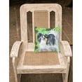 thumbnail image 2 of Carolines Treasures BB9831PW1818 Papillon St Patricks Fabric Decorative Pillow  18H x18W multicolor, 2 of 2
