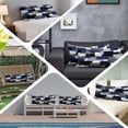 thumbnail image 6 of Navy Blue Black Geometric Body Pillow Covers 20"x54", Modern Abstract Art Block Soft Brushed Microfiber Breathable Throw Pillow Covers, Decorative Pillowcase with Zipper for Couch Sofa Bedroom, 6 of 9