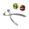 thumbnail image 3 of deshuesador de cerezas de metal plateado, fácil de quitar, herramienta manual para quitar el hueso de la aceituna, para cocina, frutas y verduras s202412244291, 3 of 5