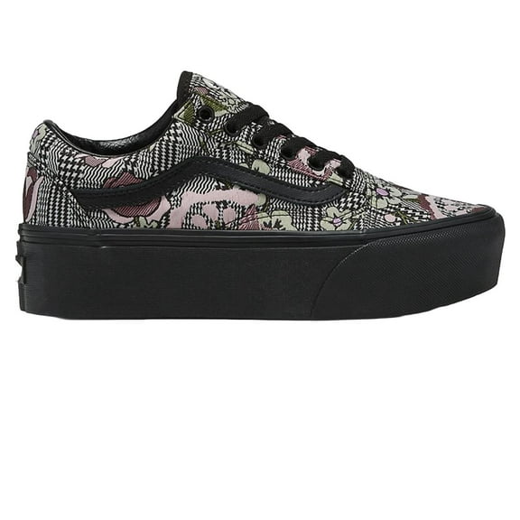 VANS FU OLD SKOOL STACKFORM UNISEX SNEAKERS - Tapestry Floral Black / Men 7 / Women 8.5