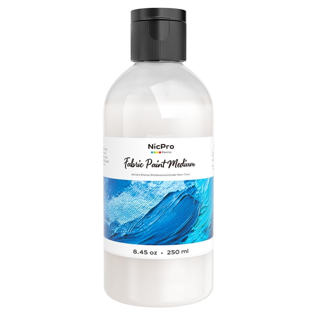 Fabric Medium Nicpro Professional Effects, botella de 250 ml
