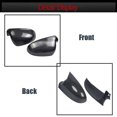 thumbnail image 4 of Rear View Mirror Cover Caps For Volkswagen Golf 5 MK5 2003-2009, ABS Side Door Wing Mirror Cap Covers Protect Decorate Exterior Car Accessories-Carbon fiber pattern, 4 of 6