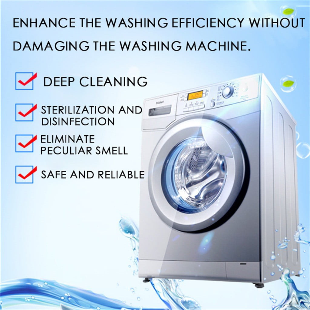 Durable Washing Machine Cleaner Descaler Deep Cleaning Remover Deodorant Strength Cleaner Sttech1 Cleaning Sheet 