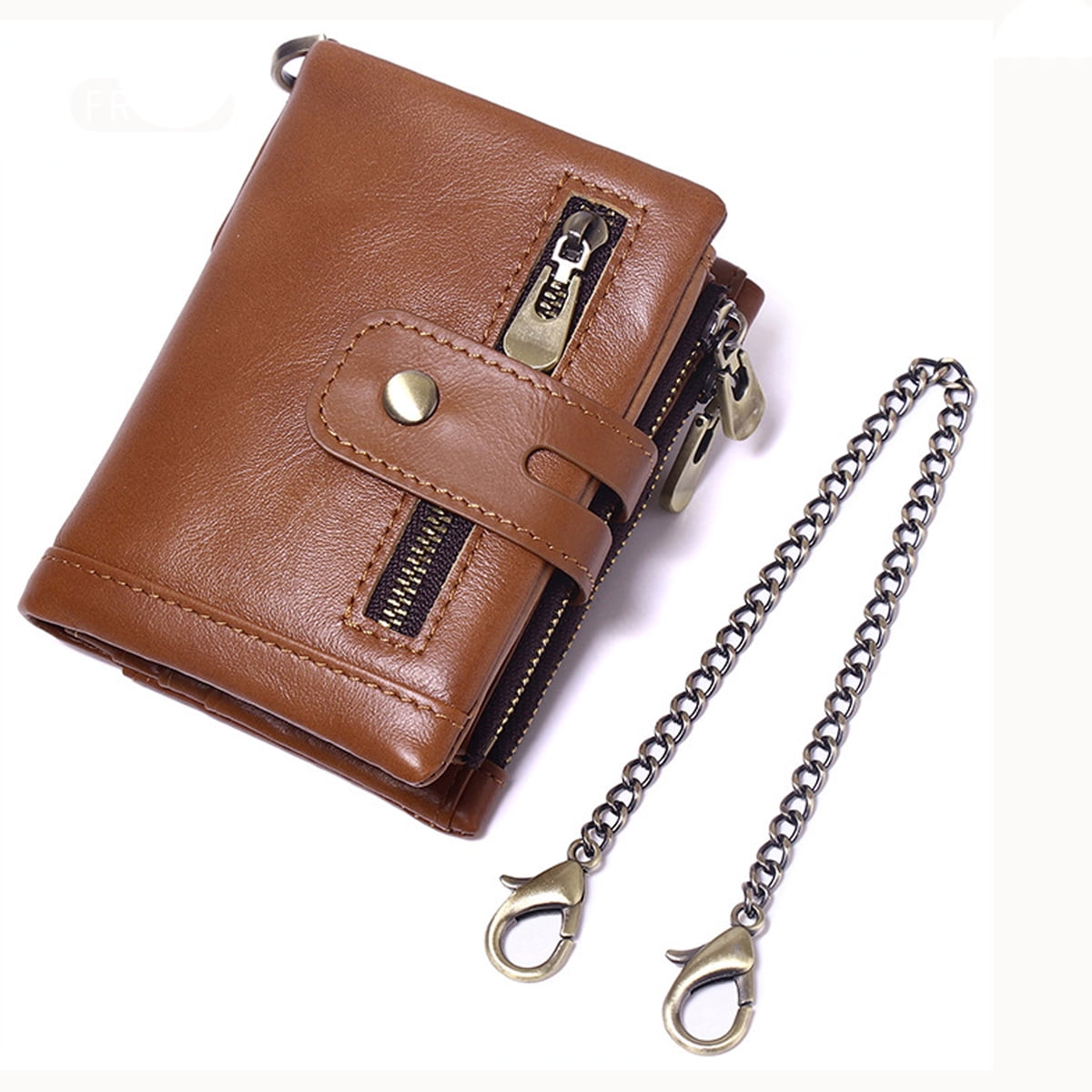 Baellerry Business Men Wallets Leather Purse with Zipper Coin Pocket High  Quality Vintage Small Card Holder Money Wallet for Men - AliExpress