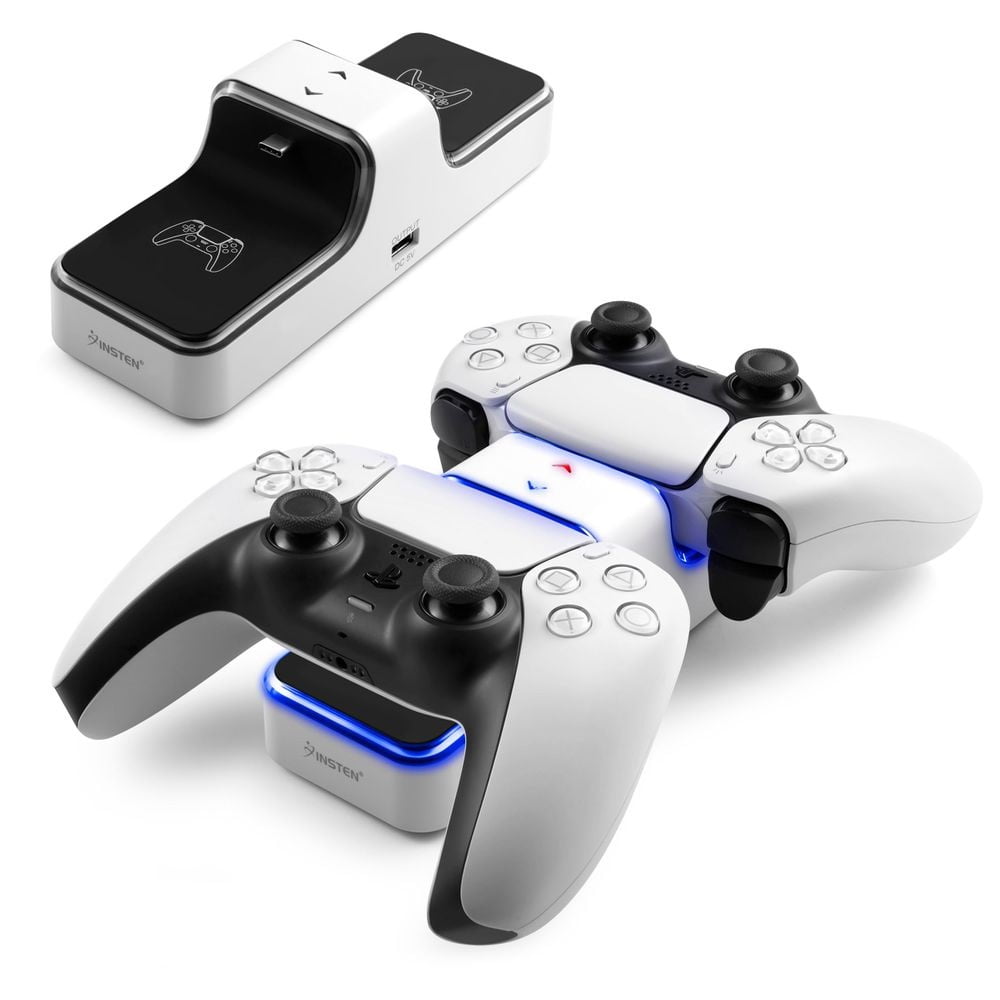 Charger Station for PS5 Controller, Dual Charging Dock for PlayStation 5 Dualsense with LED