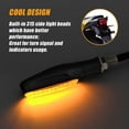 thumbnail image 4 of 4PCS Motorcycle Indicators, Flowing Mode Turn Signal Lights Motorcycle Turn Indicators, 12V 12 LED Universal Waterproof for Scooter Quad Cruiser Off R, 4 of 5