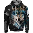 thumbnail image 5 of Sudadera con capucha con estampado 3D de lobo para hombre, ropa informal de otoño, Sudadera con capucha Y2K, jersey con estampado Animal súper genial, 5 of 5