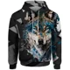 thumbnail image 4 of Sudadera con capucha con estampado 3D de lobo para hombre, ropa informal de otoño, Sudadera con capucha Y2K, jersey con estampado Animal súper genial, 4 of 4