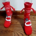 thumbnail image 3 of Djunllk Funny Christmas Socks Holding Hands, Christmas Gifts Unisex Xmas Holiday Gifts for Mens Womens, Magnetic Suction, Cute Holding Hands, Feet, Christmas Socks, 3 of 3