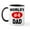 White/Black Inside, variant on CafePress - World's #4 Dad | Mug - 11 oz Ceramic Mug - Novelty Coffee Tea Cup