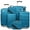 Blue, variant on Expandable Sky Blue Luggage Set 6 Piece Hardside Suitcases with Spinner Wheels and TSA Lock for Travel
