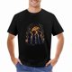 thumbnail image 3 of Cats in front of the moon T-shirts Halloween T-shirts Gift for cat enthusiasts Cat Short Sleeve, 3 of 5