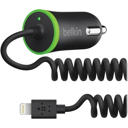 Belkin, BLKF8J074BTBLK, Lightning Cable Car Charger,