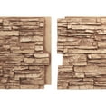 thumbnail image 5 of Ekena Millwork 45 3/4"W x 24 1/2"H x 1 1/4"D Canyon Ridge Stacked Stone, EverStone Faux Stone Siding Panel, Wheat Field, 5 of 9