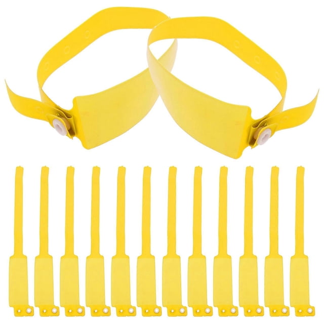 Hospital Wristbands Identification Wristbands For Medical Facilities Waterproof 100Pcs