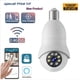 thumbnail image 4 of Cámara de seguridad con bombilla - Cámaras de seguridad inalámbricas WiFi 2.4G para exteriores e interiores, para seguridad del hogar, monitoreo de 360°, seguimiento automático, grabación 24/7, visión, 4 of 4