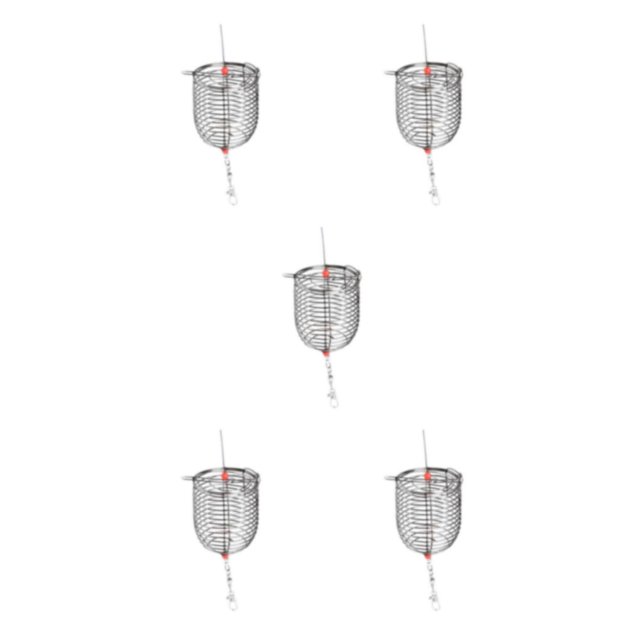 Greeniant Jaula de pesca Oceans, alimentador de cebo de Metal reutilizable portátil, gancho a presión, equipo para exteriores, artículos Type2 NO2