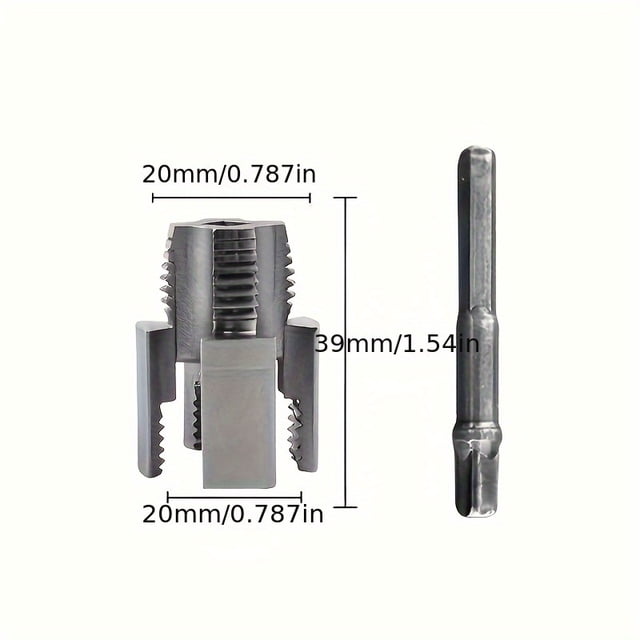 HLONK 2-In-1 Multi-Functional Pipe Thread Cutting Machine - Water Pipe Thread Processing Tool for Plumbers And DIY Enthusiasts | Multi-Purpose Thread Cutting Machine | Durable Metal Const