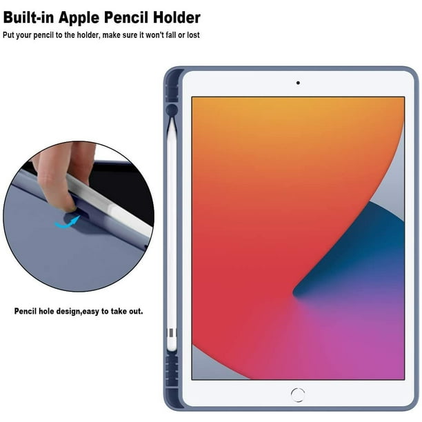 Coque Compatible avec iPad 9ème Génération 2021 - 8ème 2020 - 7ème