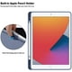 thumbnail image 4 of Adecuado para iPad 7/8/9 de 10,2 pulgadas Funda protectora universal de silicona con ranura para bolígrafo Funda protectora plana (1 paquete, color lavanda) Sincero Electrónica, 4 of 5