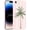 Beige Striped Tuna Fish, variant on Blue Striped Summer Phone case for iPhone 11 6.1'', Cool Unique Red Lobster Ocean Design, Slim Soft TPU Silicone Shockproof Protective Phone Cover for Women Girls