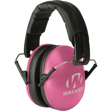 WALKERS GAME EAR YOUTH & WOMEN FOLDING EAR MUFF 27 DB PINK