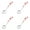 Christmas Snowman *4, variant on Stainless Steel Christmas Tree Tea Spoon Set - 6pcs (Xmas Coffee, Dinner, Dessert, Stirring, Ice Cream) Creative Tableware Gift, Holiday Party Supply