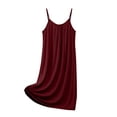 thumbnail image 2 of yillto Womens Camisoles Nightshirts Spaghetti Strap Cami Sleeveless Nightgowns Sleepwear Pjs Dress, 2 of 6