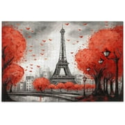 Bestwell Paris Eiffel Tower 1000 Piece Large Jigsaw Puzzle for Adults - Game Interesting Toys - Hand Made Puzzles Personalized Gift513