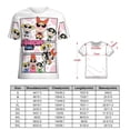 thumbnail image 2 of The Powerpuff Girls Womens T-Shirt Round Neck Short Sleeve Tee Shirts Summer Breathable Tops Blouse 6XL, 2 of 8